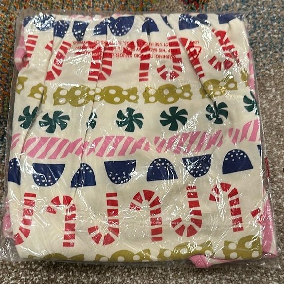 Hanna Andersson Stocking Sweets Pink Striped Dress Holiday Mixie NWT 8 - Picture 4 of 5